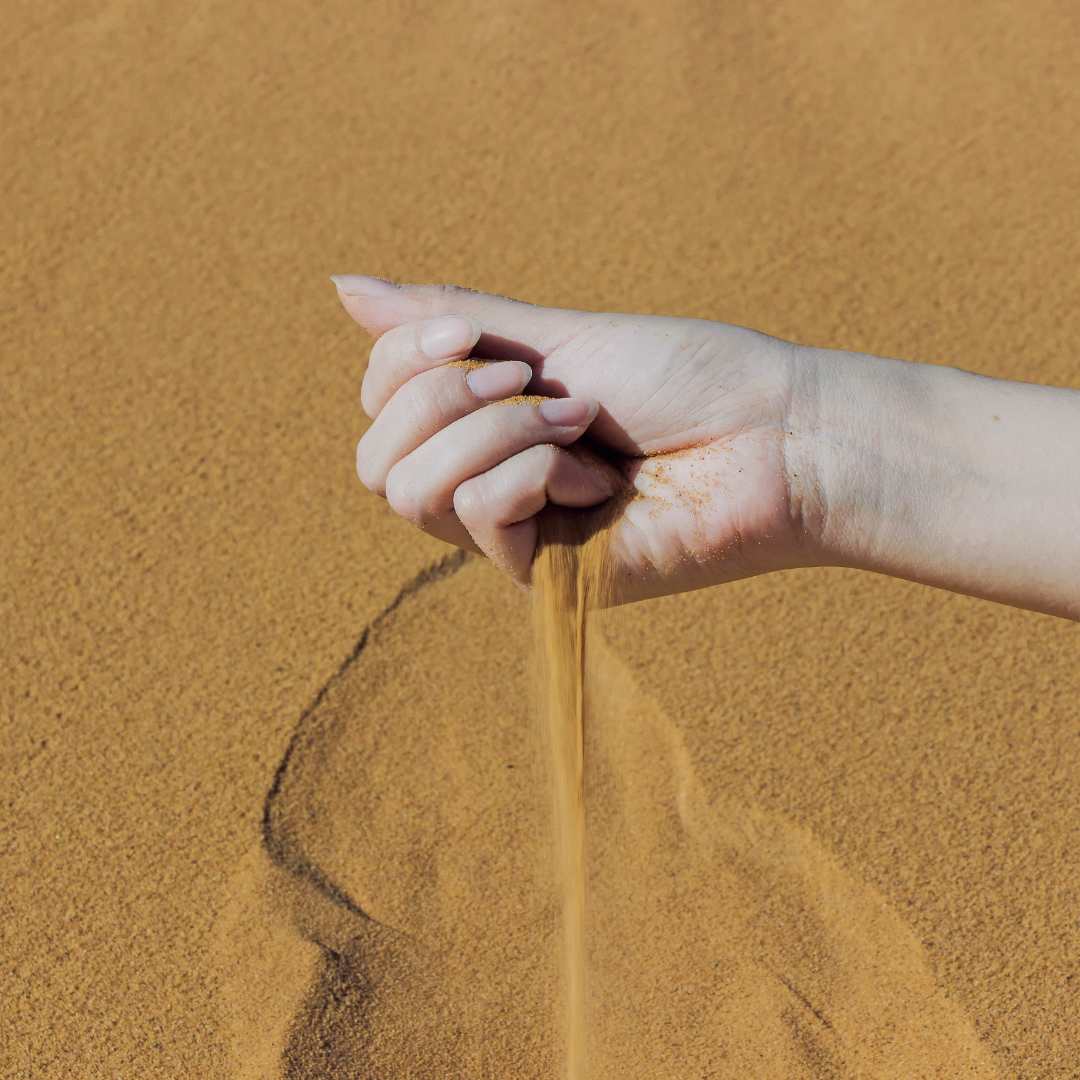 Sand in hand